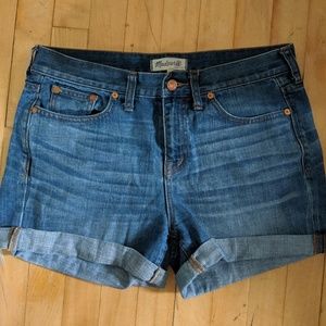 Madewell jean shorts